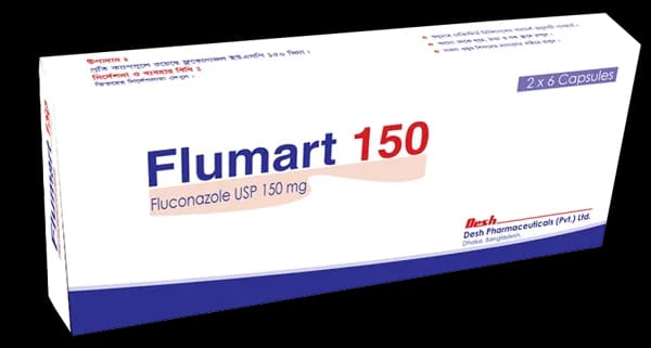 Capsule Flumart 150mg (12pcs) (Fluconazole Desh Phrm)